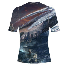 Venda quente de China Sublimated completa Camiseta